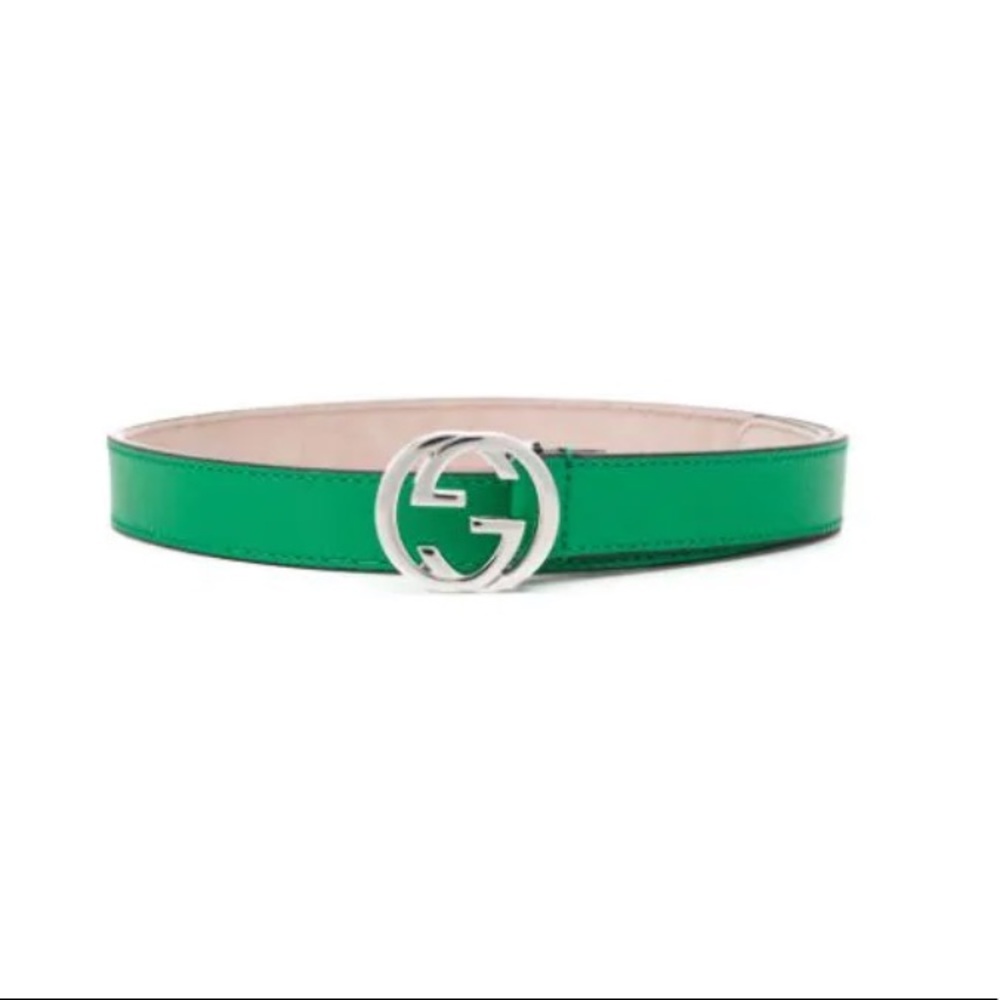 Gucci Belt Green Leather Belt Children’s Size L
